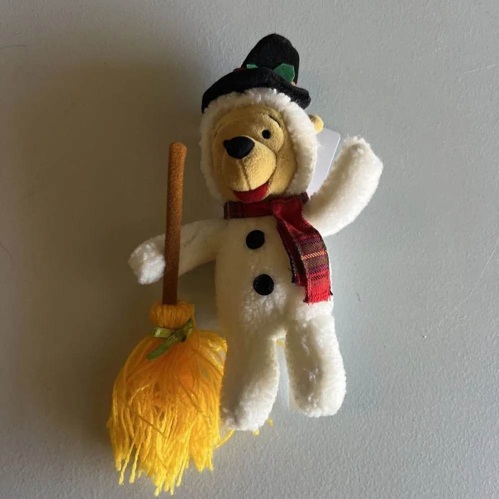 WINNIE THE POOH SNOWMAN POOH DISNEY‎ MINI BEAN BAG 8